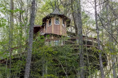 Asheville’s luxury treehouse