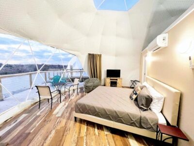 Best Texas Glamping in this Stunning Dome