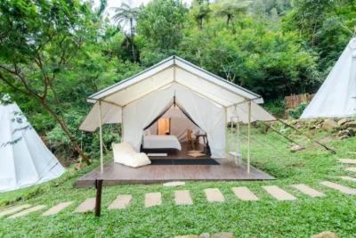 Forest Garden Batulayang modern glamping units
