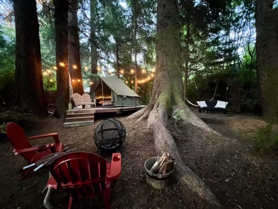 *Glamping* @ The Raven’s Roost in the Redwoods