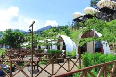 Glamping at Taman Wisata Alam Sevillage Puncak