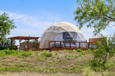 Luxury Glamping Dome on Texas Farm