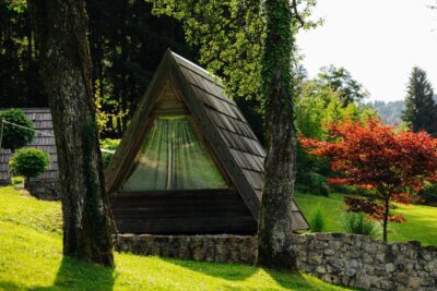 Simple tent offering basic forest stay